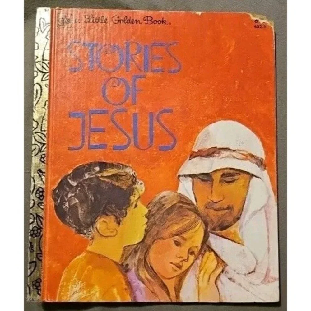 Stories of Jesus Vintage Little Golden Book 1980 Ninth Printing 402-1